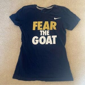 US Navy Football Nike Fear the Goat Women's Tee Shirt - small